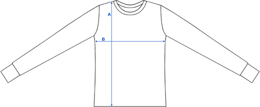 Long sleeves Pattern - Man| Straight cut