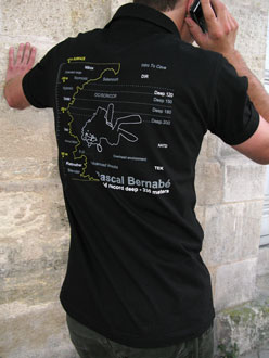 Tee-shirt plongée Tek Polo Dykkeren pour Pascal Bernabé