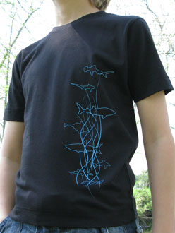 tee-shirt plongée enfant garçon Dykkeren Requins Rescue Ondine Eliot