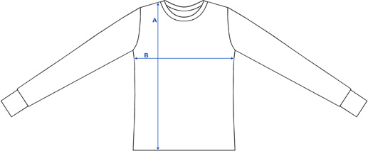 Long sleeves Pattern - Man| Straight cut