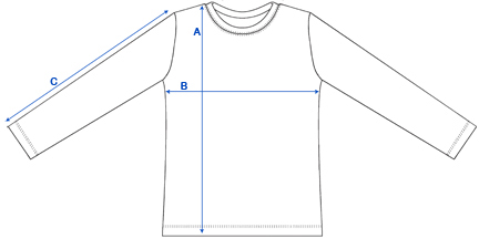 Long sleeves Pattern - Man| Straight cut