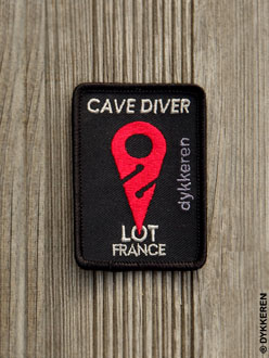 Patch Cave diver Lot Cave diving Ressel Landenouse