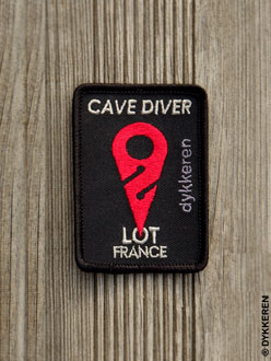 Ecusson Cave diver Lot Plongée souterraine Ressel Landenouse