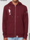 Organic cotton and recycled polyester scuba dive zipped hoodie by Dykkeren The eco-friendly divewear Fairwear with diver at decompression stop