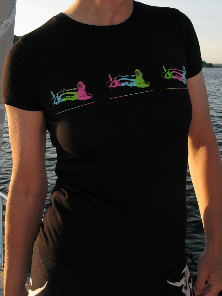tee-shirt coton bio Dykkeren The Eco-friendly Divewear Fairwear plongée sous-marine Nudipop Nudibranche Doris