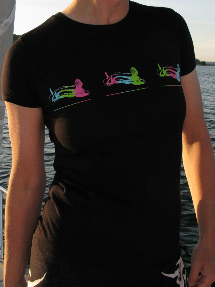 Scuba dive t-shirt Nudipop Nudibranch Doris by Dykkeren The Eco-Friendly Divewear organic cotton fairwear