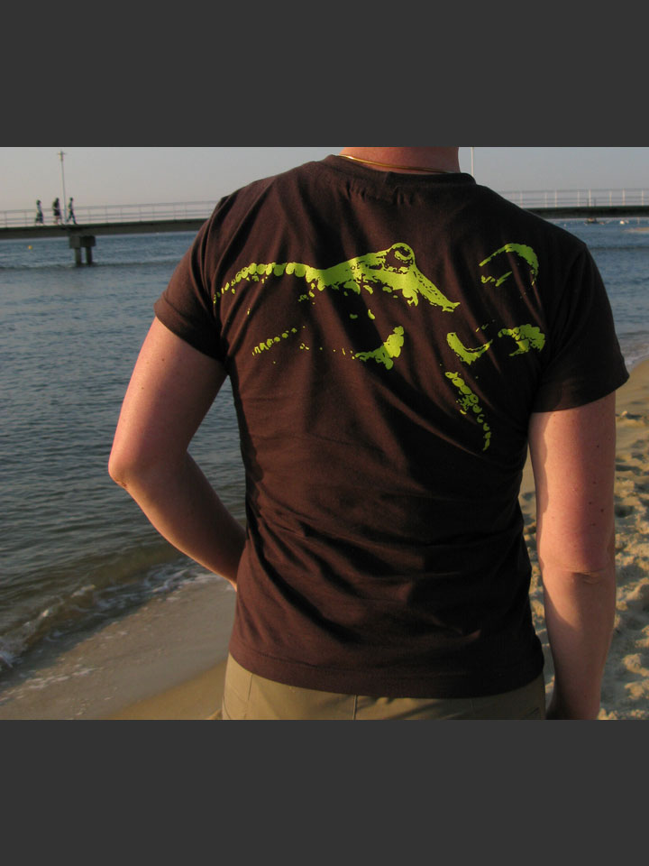 tee-shirt coton bio Dykkeren The Eco-friendly Divewear Fairwear plongée sous-marine Octopus poulpe pieuvre tentacule céphalopode