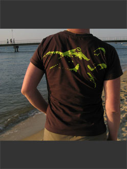 tee-shirt coton bio Dykkeren The Eco-friendly Divewear Fairwear plongée sous-marine Octopus poulpe pieuvre tentacule céphalopode