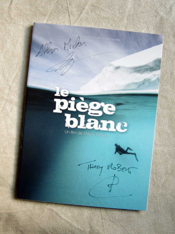 dvd documentaire Thalassa Le piàge blanc de Thierry Robert avec Alban Michon et Vincent Berthe Dykkeren The Eco-Friendly Divewear