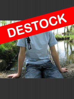 DESTOCK Deco Stop Garçon manches courtes